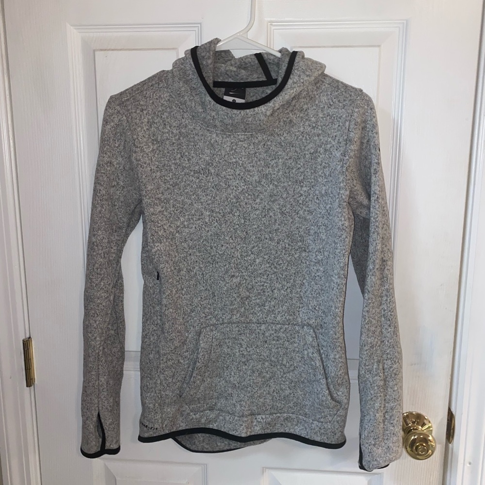 Gray Nike sweatshirt